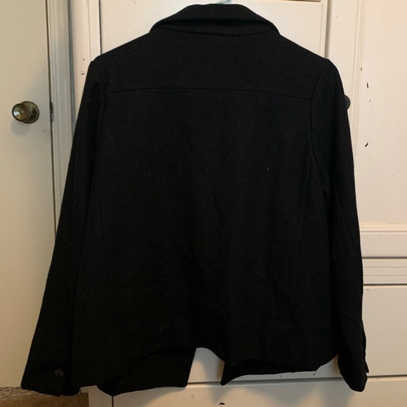 Bitten by Sarah Jessica Parker- Short Black Pea Coat - Picture 4 of 8